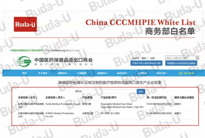 Άσπρος κατάλογος της Κίνας CCCMHPIE