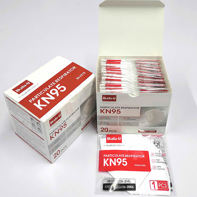 Δίπλωμα της μοριακής αναπνευστικής συσκευής KN95 για το επίπεδο προστασίας Covid