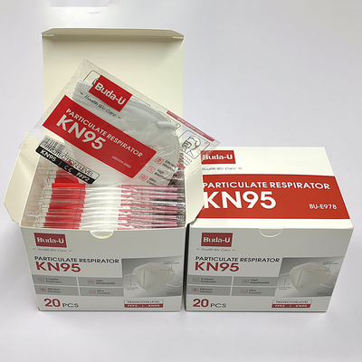 5 KN95 μοριακού αναπνευστικών συσκευών προσώπου μασκών υψηλού στρώματα ποσοστού διήθησης 95%