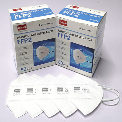 Μάσκα προσώπου FDA FFP2, 5 στρώματα μασκών αναπνευστικών συσκευών, προστατευτική μάσκα FFP2 με CE0370