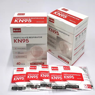 Άσπρο μαύρο KN95 προσώπου μασκών FDA ποσοστού διήθησης αναπνευστικών συσκευών υψηλό που απαριθμείται
