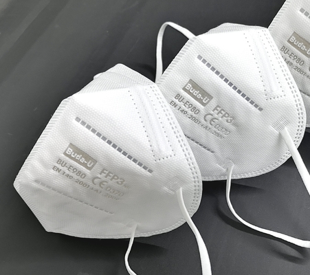 Υψηλή μάσκα αναπνευστικών συσκευών κατηγορίας αναπνεύσιμη FFP3, FFP3 NR χωρίς τη βαλβίδα, νερό Electret Meltblown &amp; μη υφανθε'ν ύφασμα