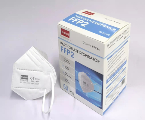 Ενήλικη μίας χρήσης προστατευτική μάσκα FFP2 καμία βαλβίδα αναπνοής με το CE και FDA που καταχωρείται