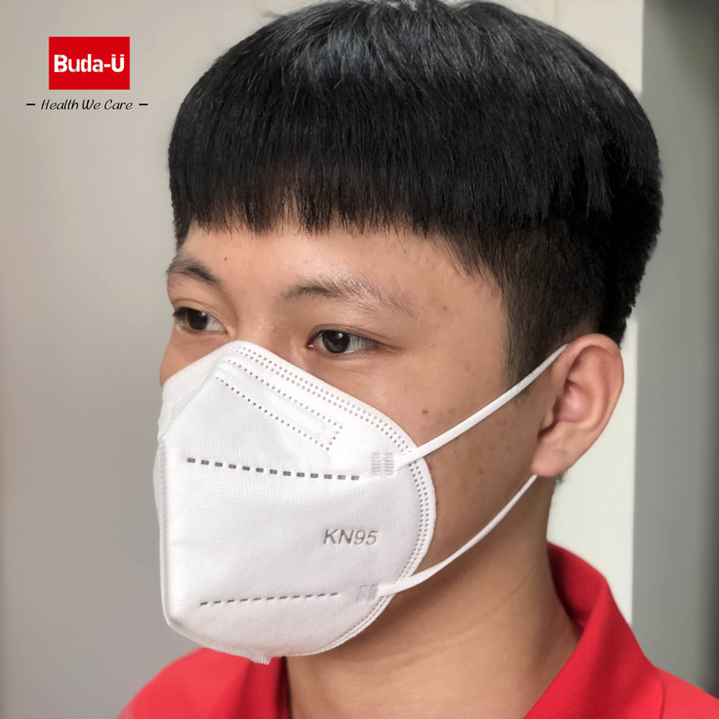 Μάσκα προσώπου Rispirator KN95, που διπλώνει τον τύπο 5 στρώματα μασκών με την εγγραφή FDA