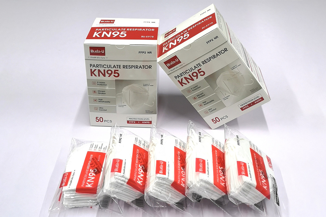 Πιστοποίηση CE μασκών αναπνευστικών συσκευών Earloops KN95 &amp; εγγραφή FDA, μάσκα προσώπου προστασίας, εξουσιοδοτημένο EUA πρότυπο FDA