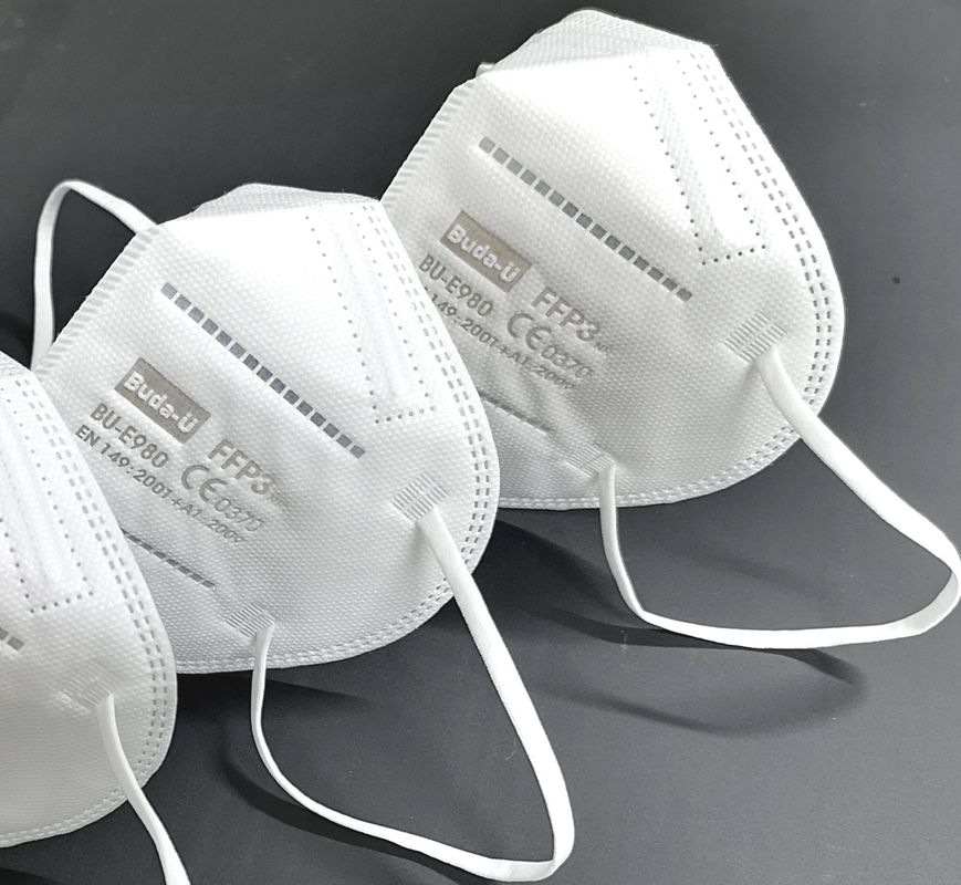 Μάσκα προσώπου Bu-E980 FFP3, μάσκα καλό Breathability, μαλακά υλικά επένδυσης, CE 0370, συσκευή αναπνευστικών συσκευών FFP3 FDA που απαριθμείται