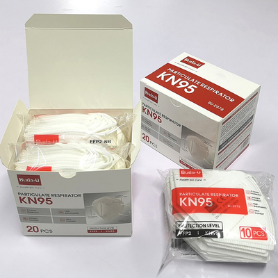 Προστατευτικές μάσκες αναπνευστικών συσκευών FDA μη υφαμένες Kn95 μασκών GB2626 του buda-u KN95