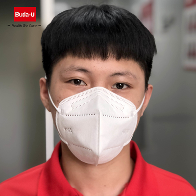 Προστατευτικές μάσκες αναπνευστικών συσκευών FDA μη υφαμένες Kn95 μασκών GB2626 του buda-u KN95