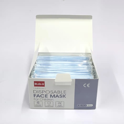 Προστατευτική μάσκα προσώπου παιδιών Earloops, αντιβακτηριακή ιατρική μάσκα προσώπου για τα παιδιά, μάσκες προσώπου 3PLY με το CE και το FDA